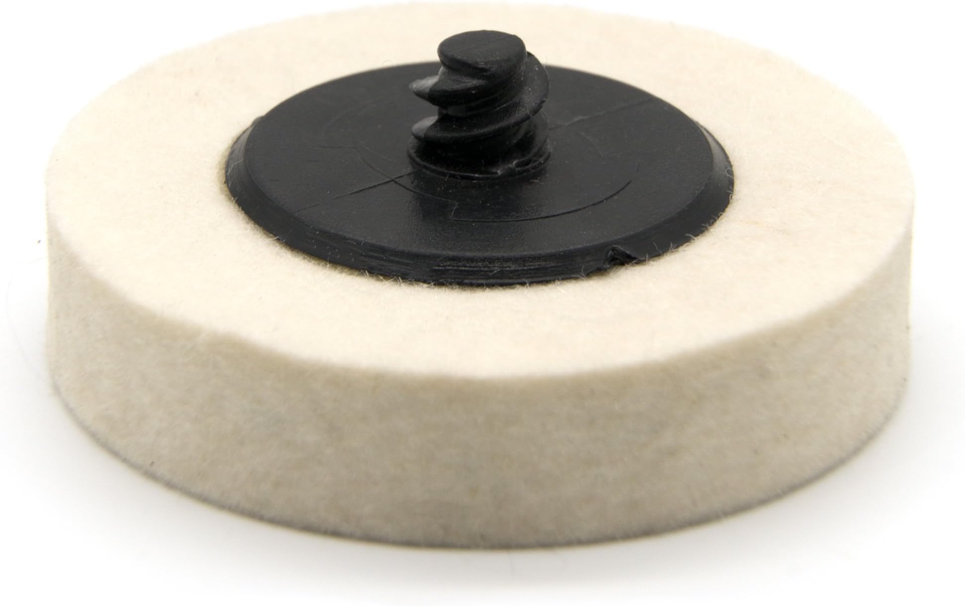 Style 2 Compressed Wool Fabric Disc - Roll Lock Polishing Buffing Wheels Pads Wool Polish Pad, Buff Wheel Pad Disc Wool Buffing Wheel for Polishing and Finishing