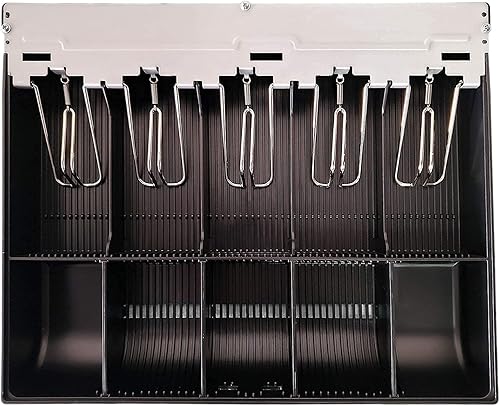 Miniatura 4 de HK SYSTEMS SAM4S - Bandeja de dinero para cajón de efectivo, agarrador de alambre de metal 57 con cubierta húmeda de 160 teclas, 5 billetes y 5