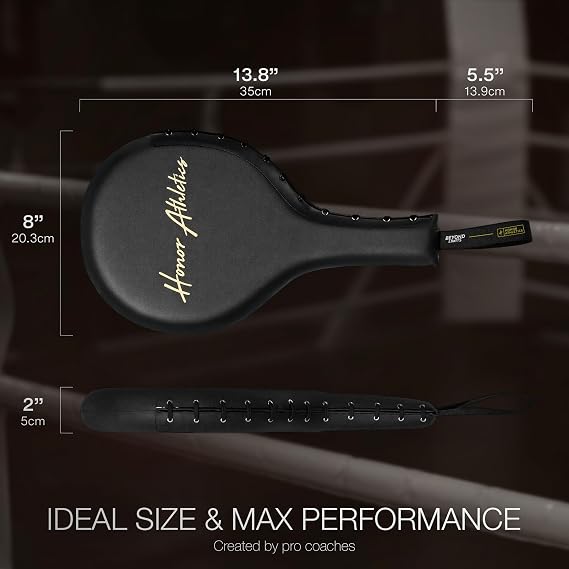 Honor Athletics Professional Boxing and MMA Punching Paddles (Pair)