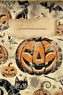 Vintage Halloween | Retro 1920s-1950s Spooky Aesthetic: Pumpkins, Black Cats, and Playful Witches – Perfect for Fall Journaling