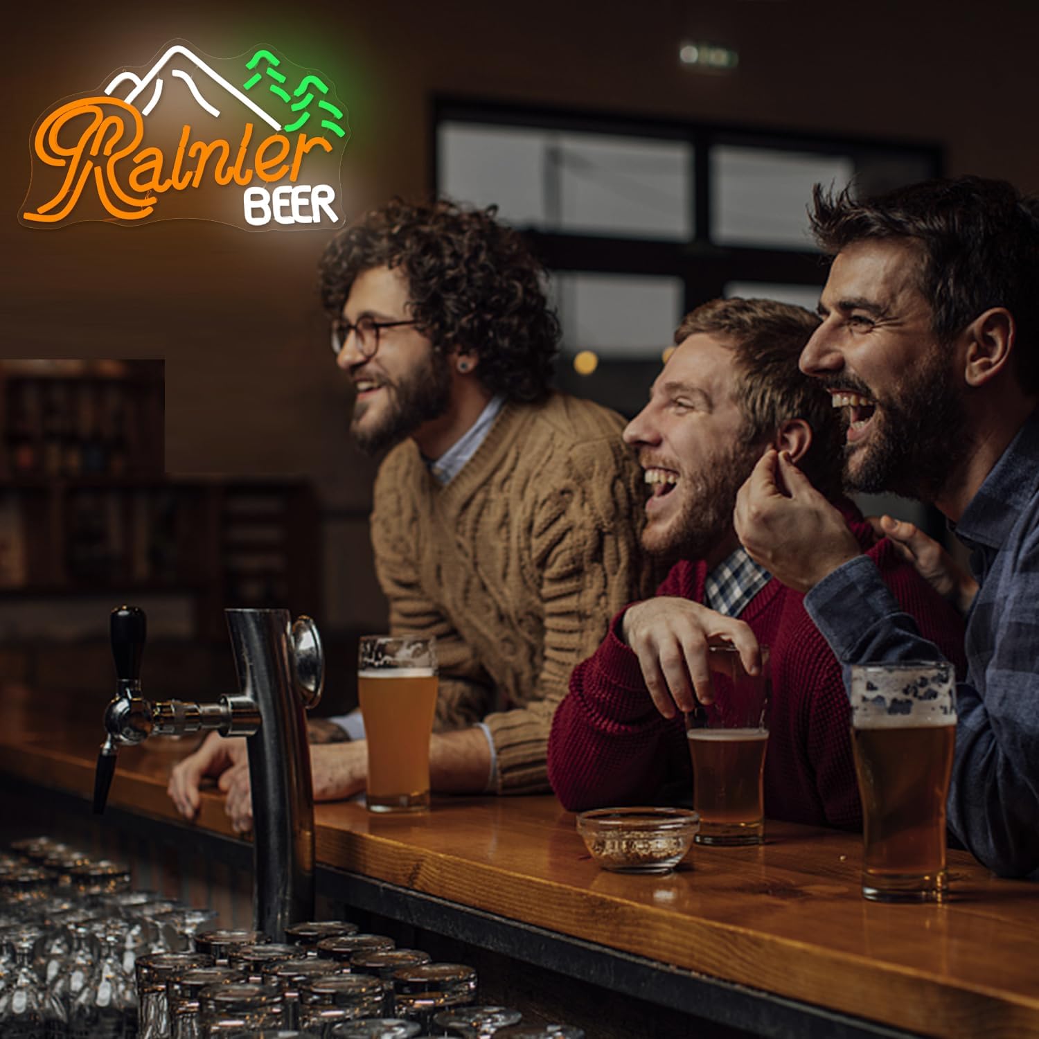 Beer Neon Sign Led Beer Neon Sign for wall decor Dimmable Neon Light Signs Bar Neon Signs Led Business Signs for Man Cave Home Bar Hotel Pub Birthday Party Decoration Gift
