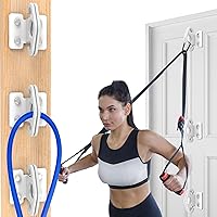 Vista 11 de Resistance Band Wall Anchors, Wall Mounted Modular Hooking Platform, Workout Wall Mount Anchor, Training Anchor Mounted Hook Exercise Station for