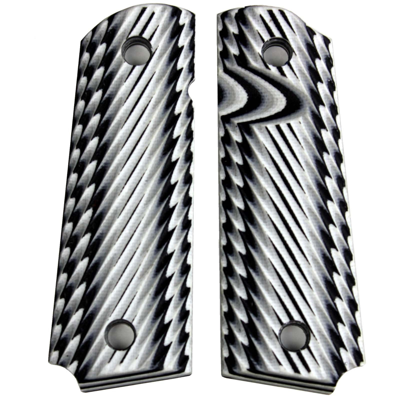 StonerCNC Browning 1911-22 Grips G10 Cross Hatch fits 1911-22 & 380 Auto 85% Frame (Arctic Camo)