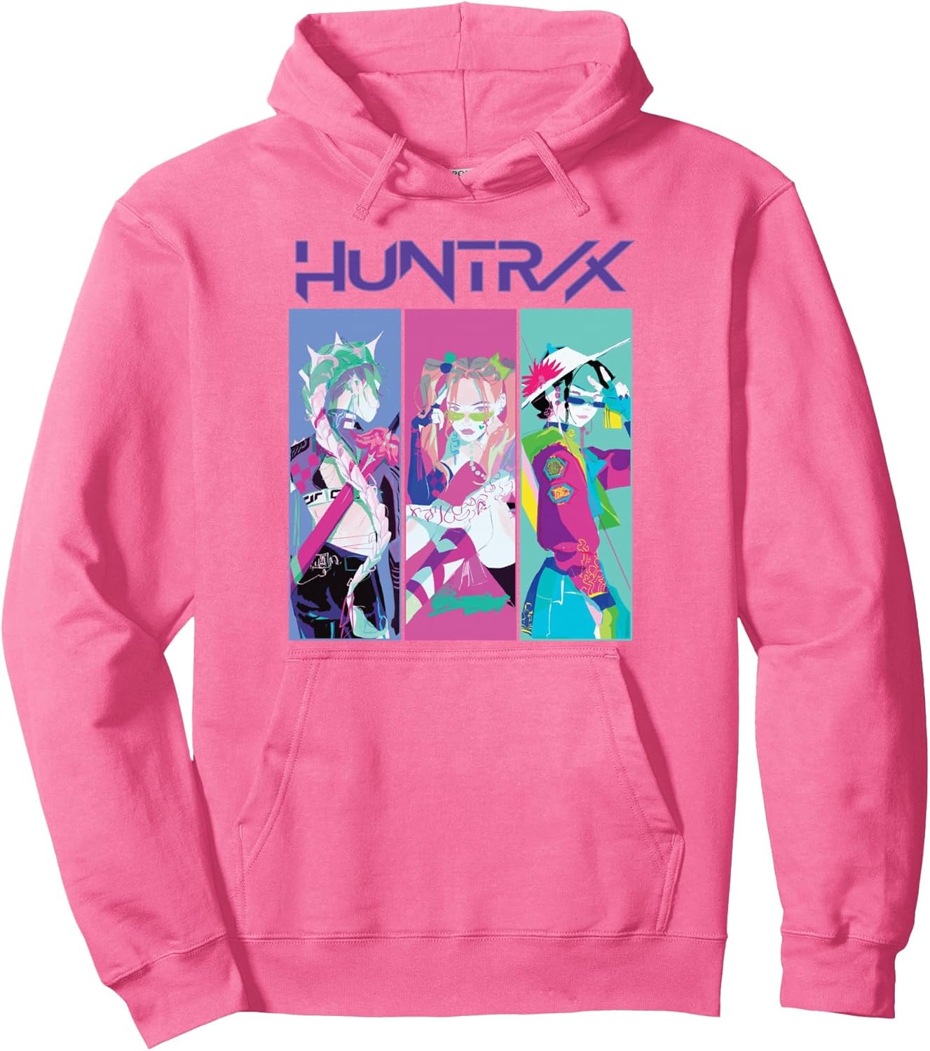 KPop Demon Hunters HUNTR/X Girls Officially Licensed Pullover Hoodie