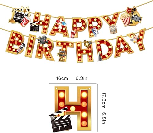 Vista 179 de Zwiebeco Decoración de fiesta de feliz cumpleaños, banderín, guirnalda de banderines, kit de abanico de papel para niños, Capitán América