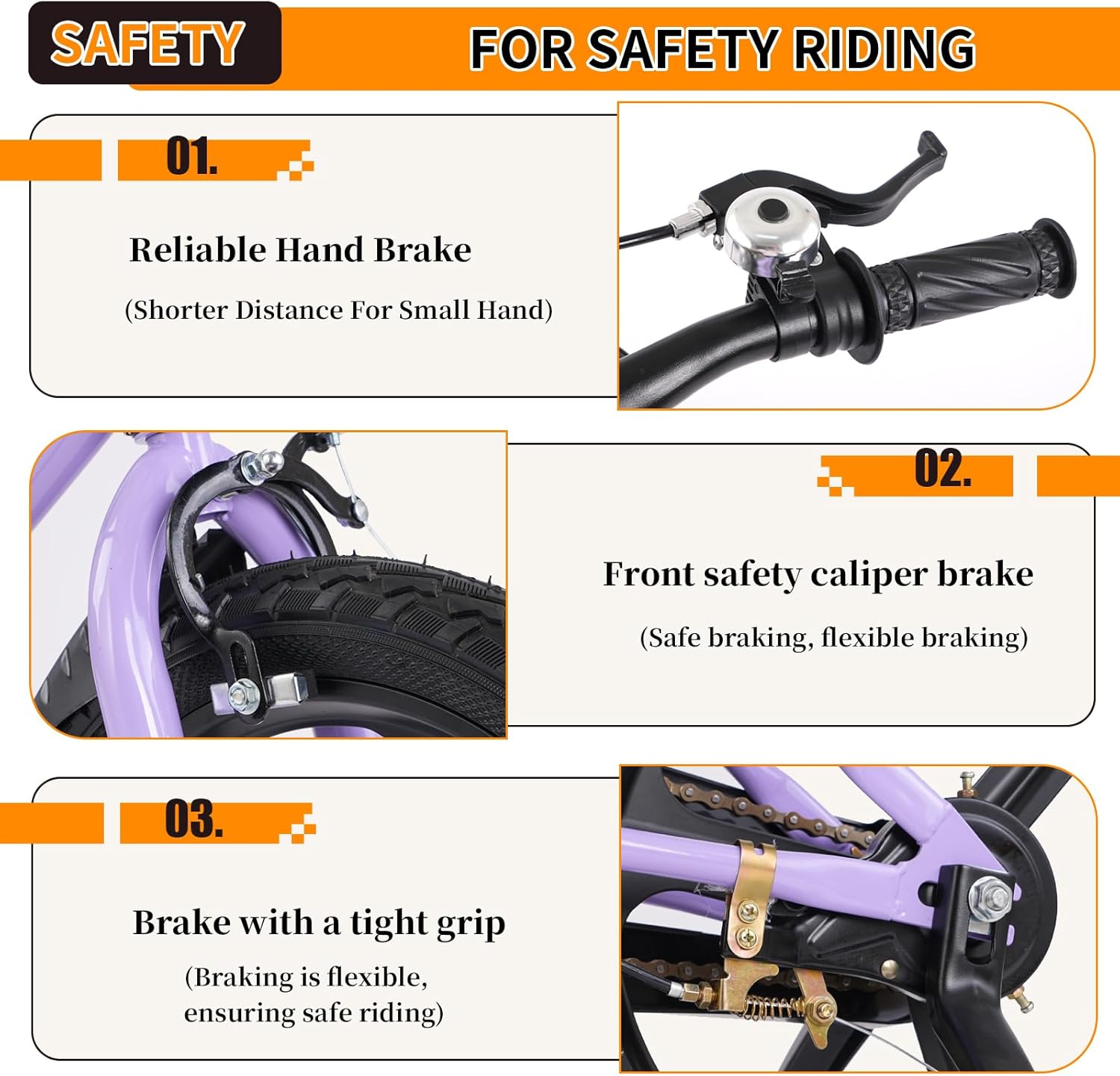 18 Inch Kids Bike for Boys & Girls Ages 3-9, High Carbon Steel Frame & Magnesium Alloy Wheels, Glow-in-The-Dark Training Wheels, Adjustable Seat with Included Water Bottle