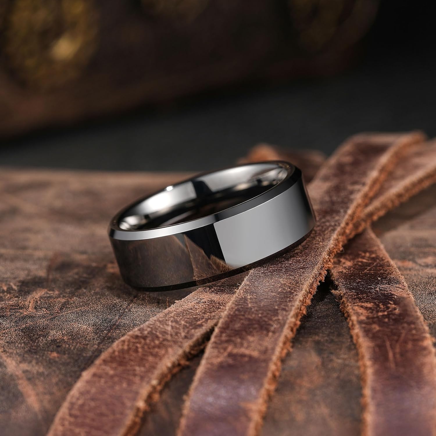 King Will Basic Men Women Titanium Rings Polished image 3