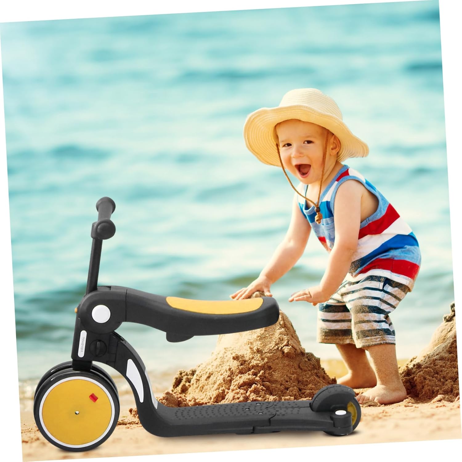 Tricycle for Toddlers Electric Scooter Balance Bike for Boys and Girls Years Old