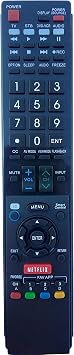 Universal Remote Compatible for Sharp LC-60LE632U LC-70LE632U LC-80LE632U LC-70LE657U LC-90LE657U LC-70LE757U LC-80LE757U LC80LE857U AQUOS LED LCD HD TV Remote Control
