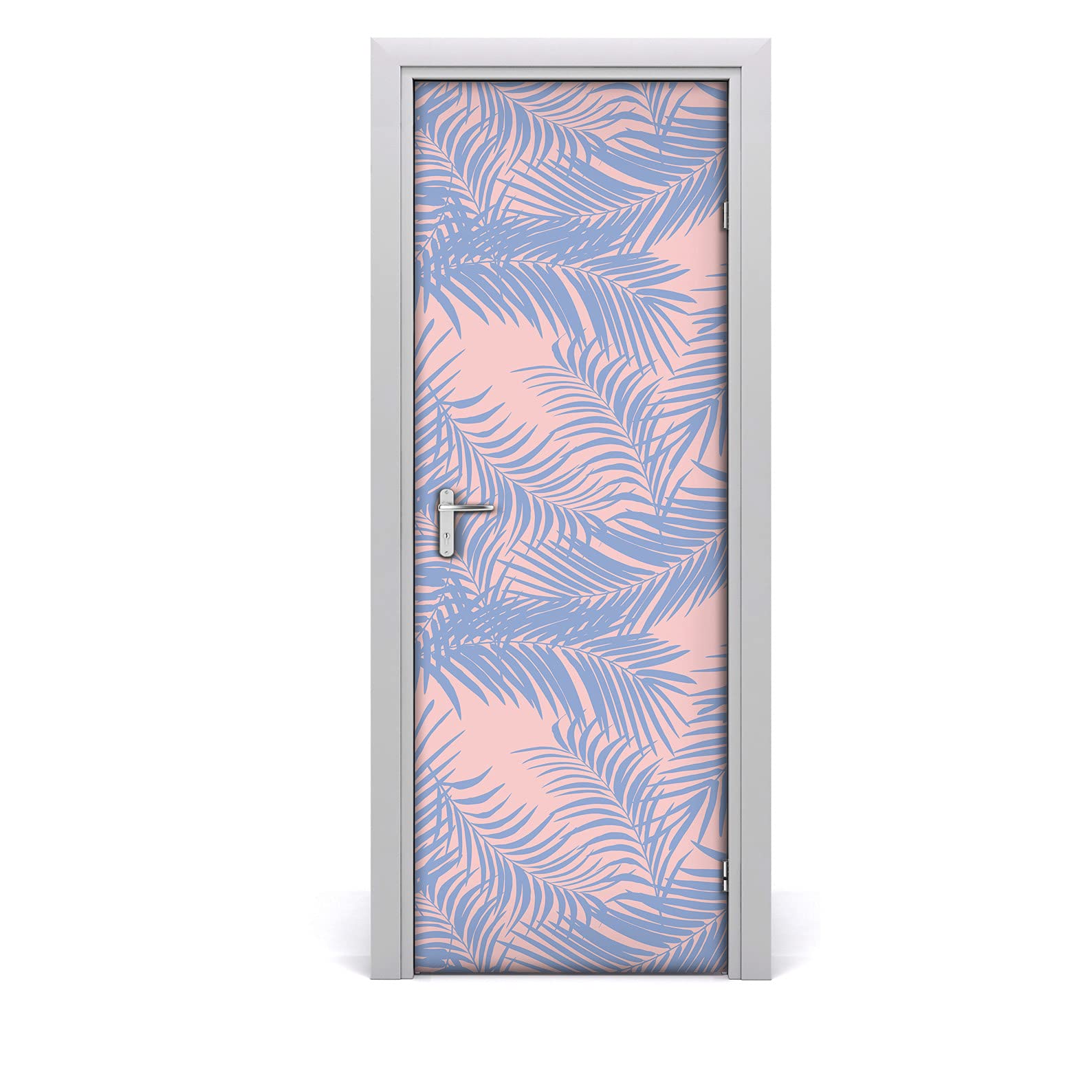 Papier peint sur la porte floral Coloray 85x200 autocollant imperméable