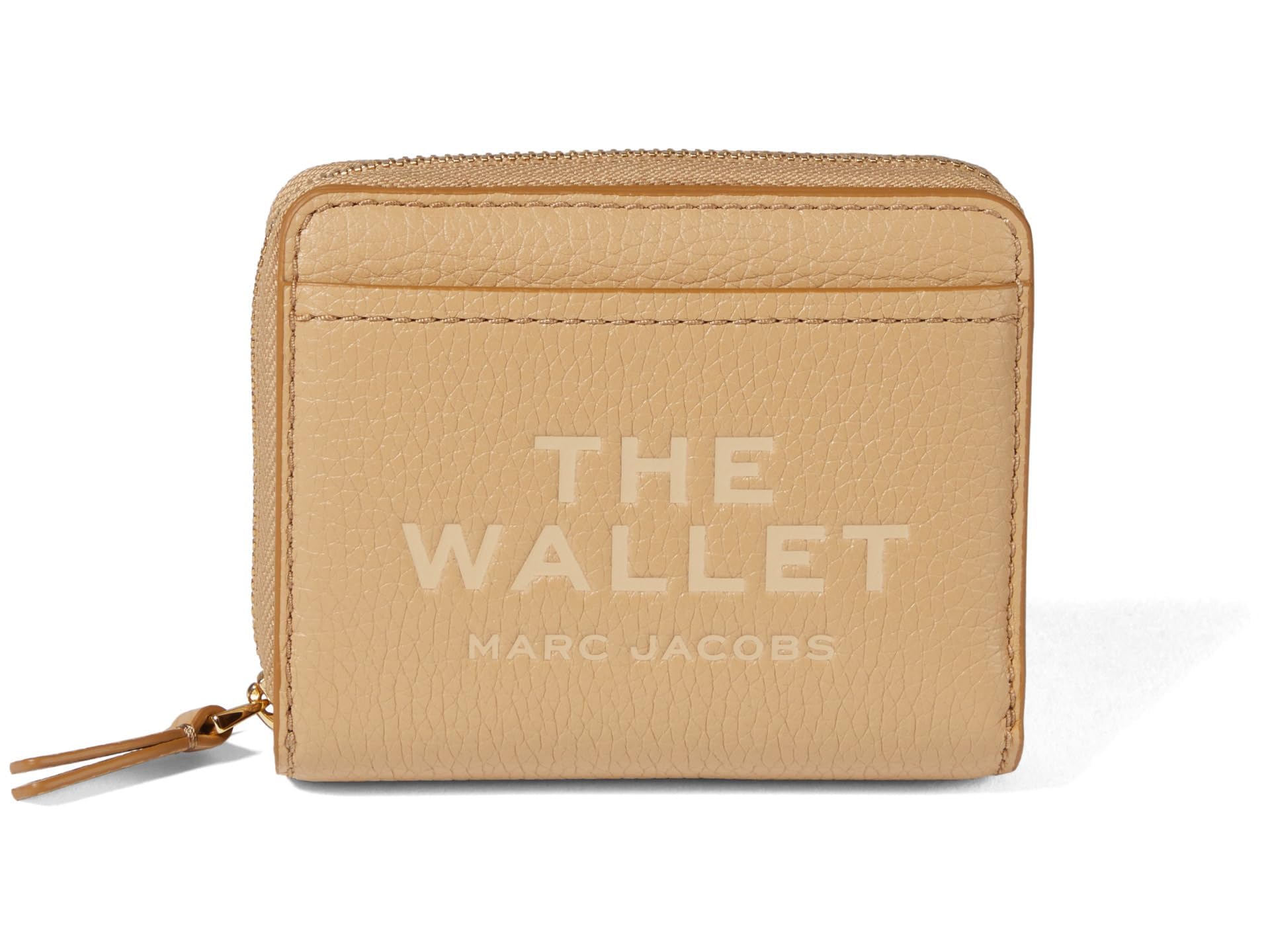 Marc Jacobs Women's Beige Leather Mini Compact Wallet