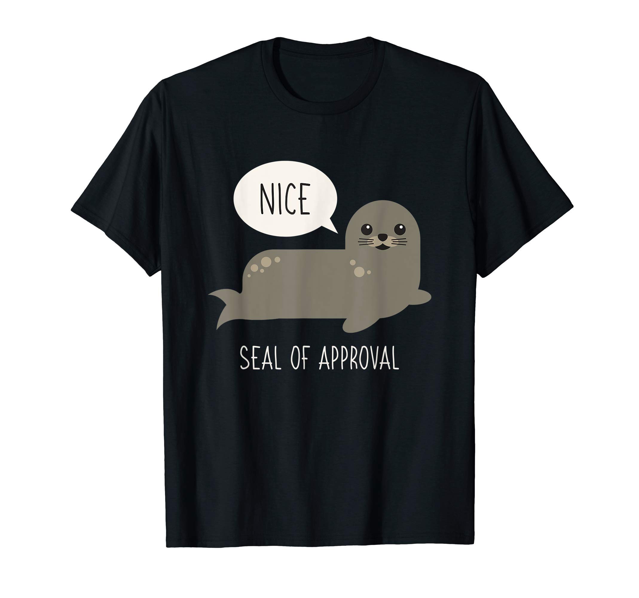 Seal Of Approval Funny Animal Pun Tshirt Pun Gifts T Shirt T-Shirt