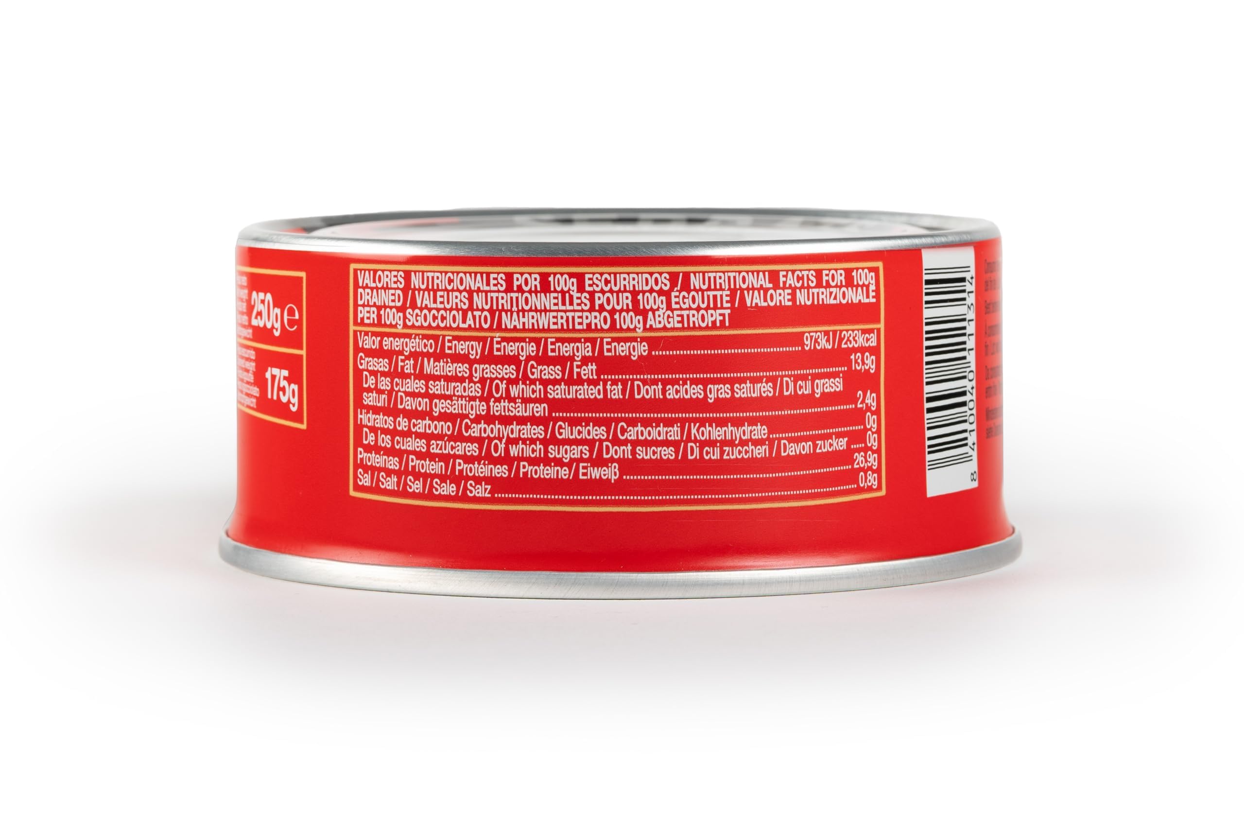 CONSERVAS SERRATS – Tonno Bianco del Cantabrico in Olio d'Oliva - 12 Lattine x 250g (Totale: 3000g) - Lavorazione Artigianale dal 1890 - Senza Glutine - Ricco di Omega 3 – Premium