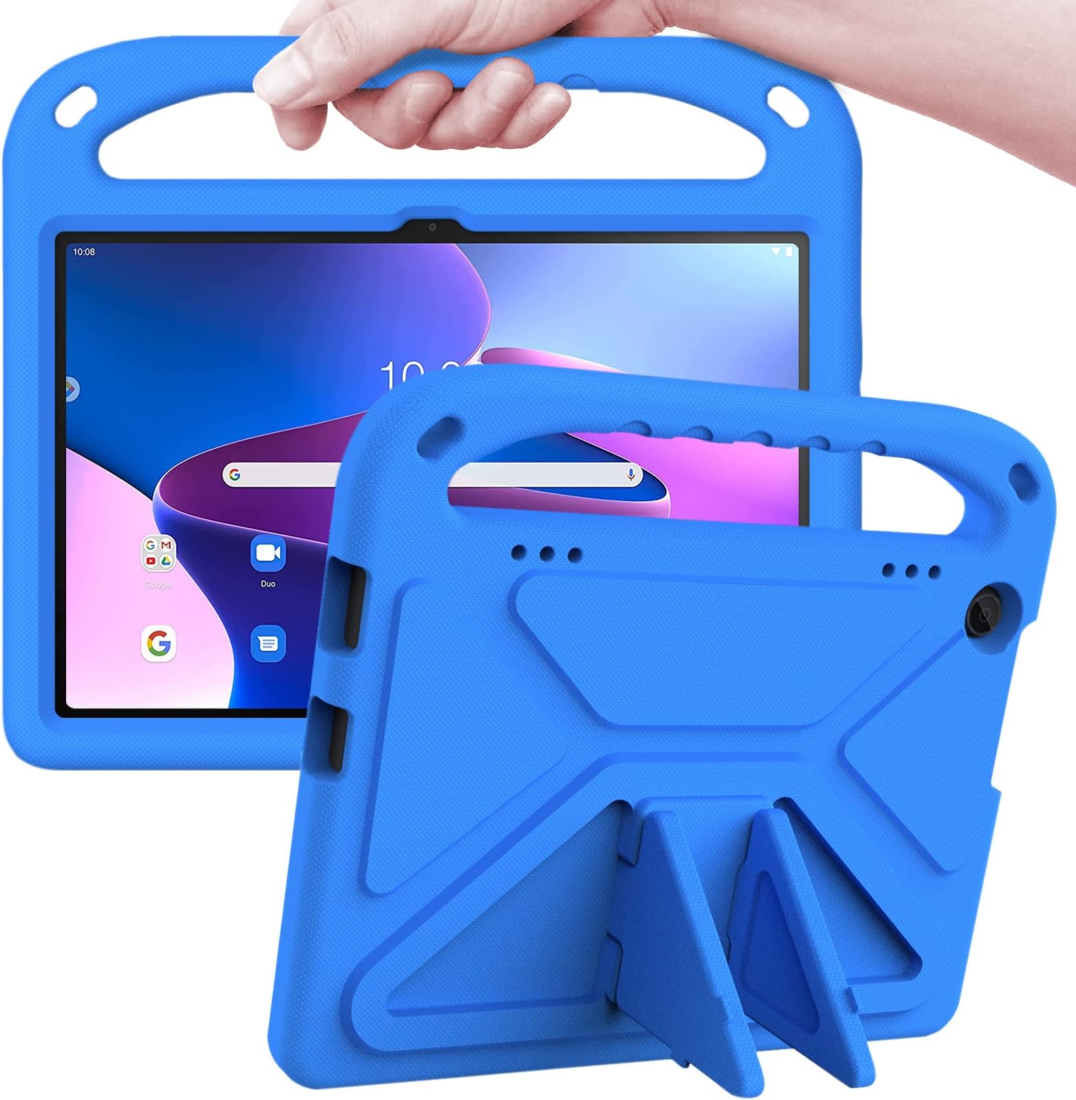 ATOOZ for Lenovo Tab M10 (3rd Gen) Case 10.1-inch 2022, Kids Case Cover with Shockproof Handle Stand for Lenovo M10 3rd Gen (TB328FU / TB328XU) 10.1" Tablet (Blue)