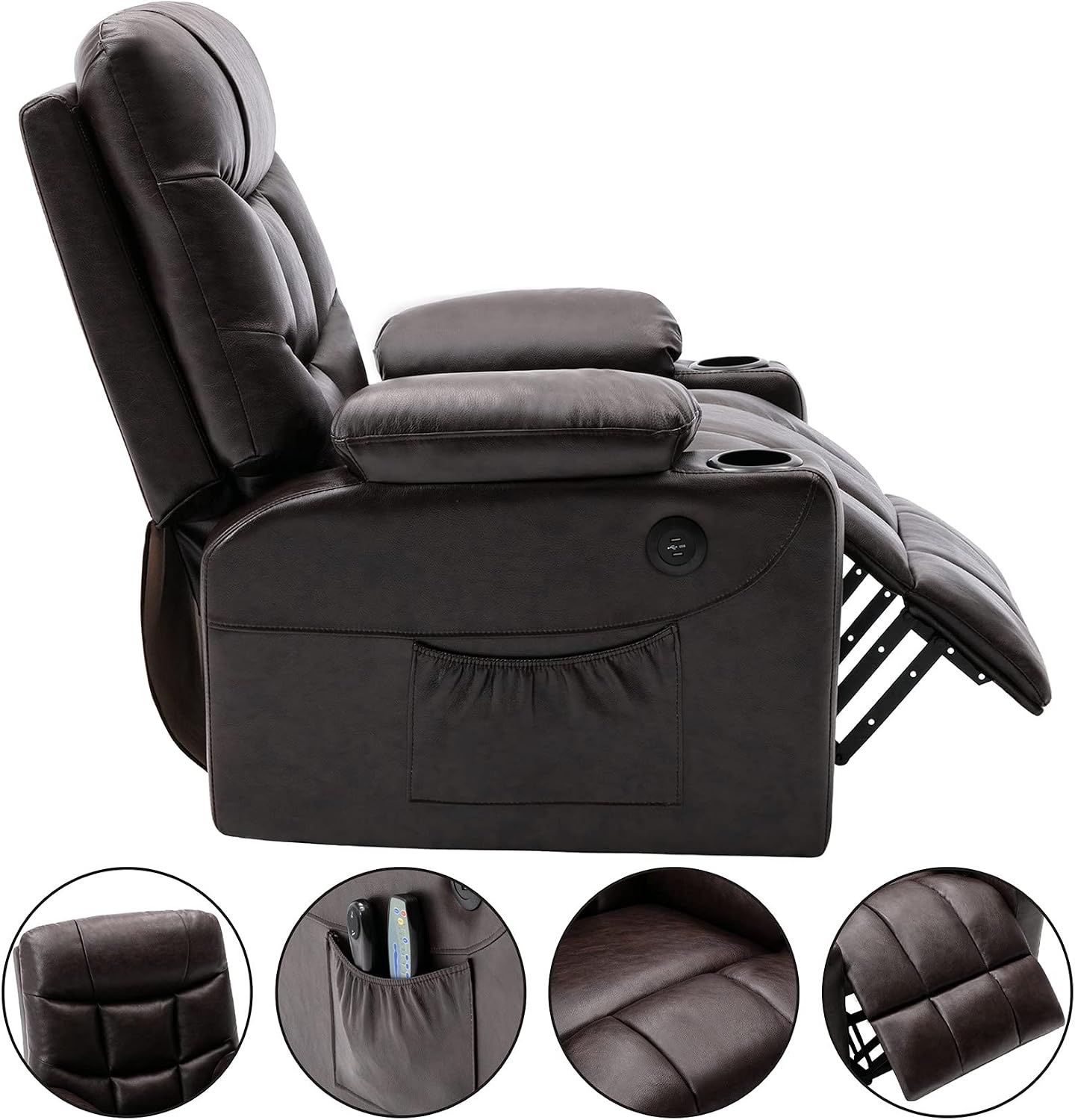 Infinite Position Lift Chair Power Lift Recliners for Elderly Single Sofa Reading Chair Electric Massage Recliner Home Theater Seat for Living Room