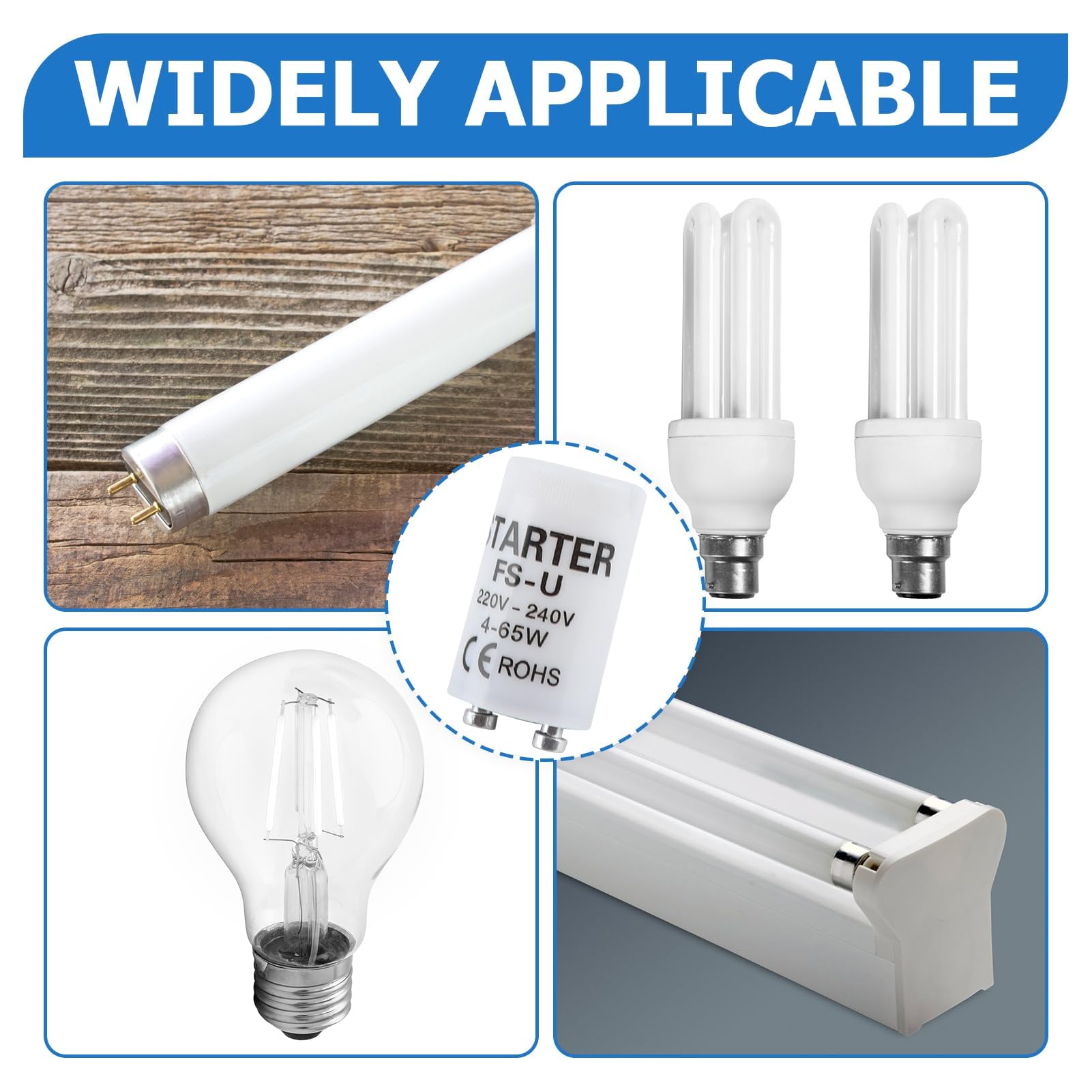 Starter Osram Per Tubi Fluorescenti G13 Da 65W - Confezione Da 2 Pezzi - Foto 8