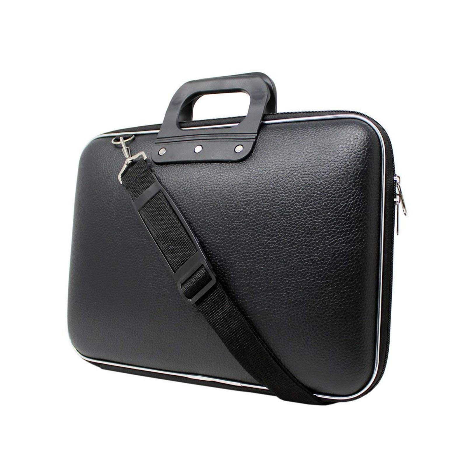 USL Laptop Messenger Handbag Durable Briefcase Carrying Case for 15.6 in Laptops & Notebooks with Shoulder Strap Unisex Hard Shell Durable PU Leather Briefcase Laptop Bag