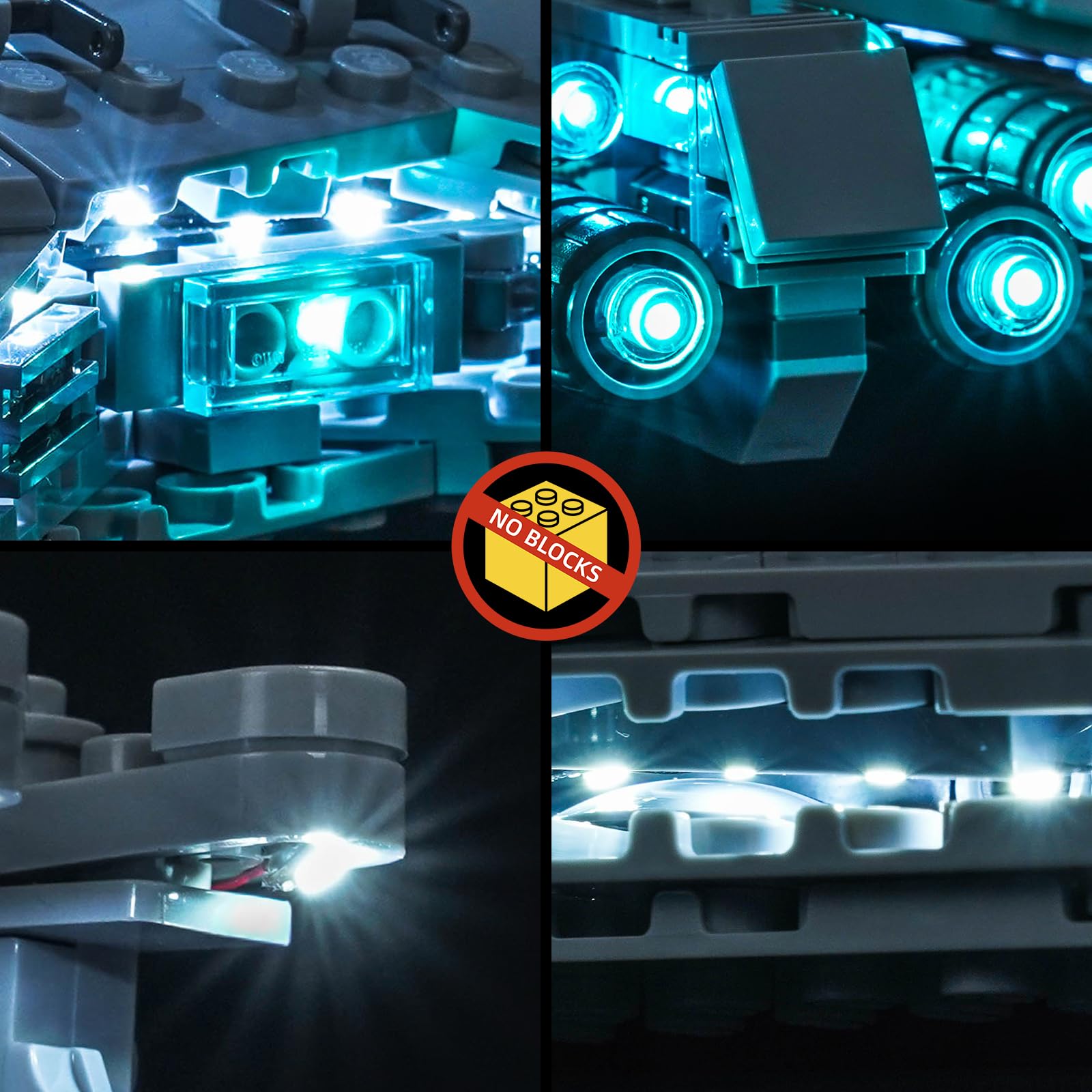 Led Licht Set Kompatibel mit Lego 75441 Venator-Class Attack Cruiser (Kein Modell), Dekorationsbeleuchtungsset Compatible with Lego Venator-Class Attack Cruiser Bausteinen Modell - 5