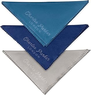 Extra Large Microfibre Cleaning Cloths for Cleaning Camera Lens and TV Screens - 3 Pack of Glasses Cleaner Cloth – Washable, Non-Scratch, Smudge- and Lint-Free Microfibre Cloths (30cm x 30cm)[Amazon-developed Certification] Compact by Design