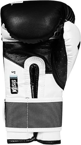 Miniatura 2 de Fighting Sports Guantes de entrenamiento S2 Gel Power de color negroblanco, 14 onzas