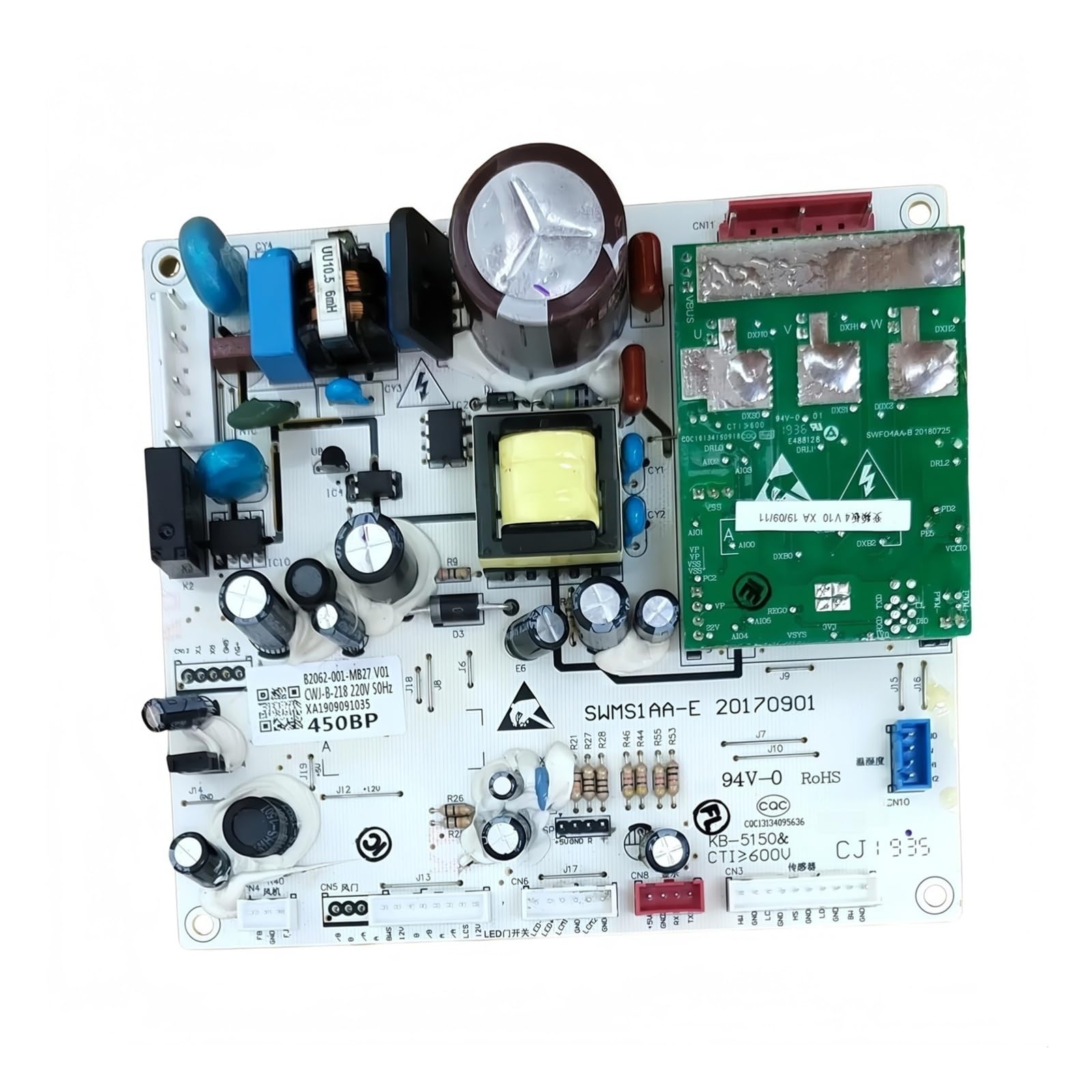 Tablero de control de refrigerador, compatible con Skyworth B2062-001-MB27,