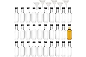 30 Pack 50ml Mini Tajin Bottles with Caps