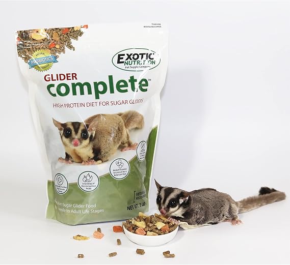 Glider Complete - Healthy High Protein Nutritionally Complete Staple Diet Sugar Glider Food (2 lb)