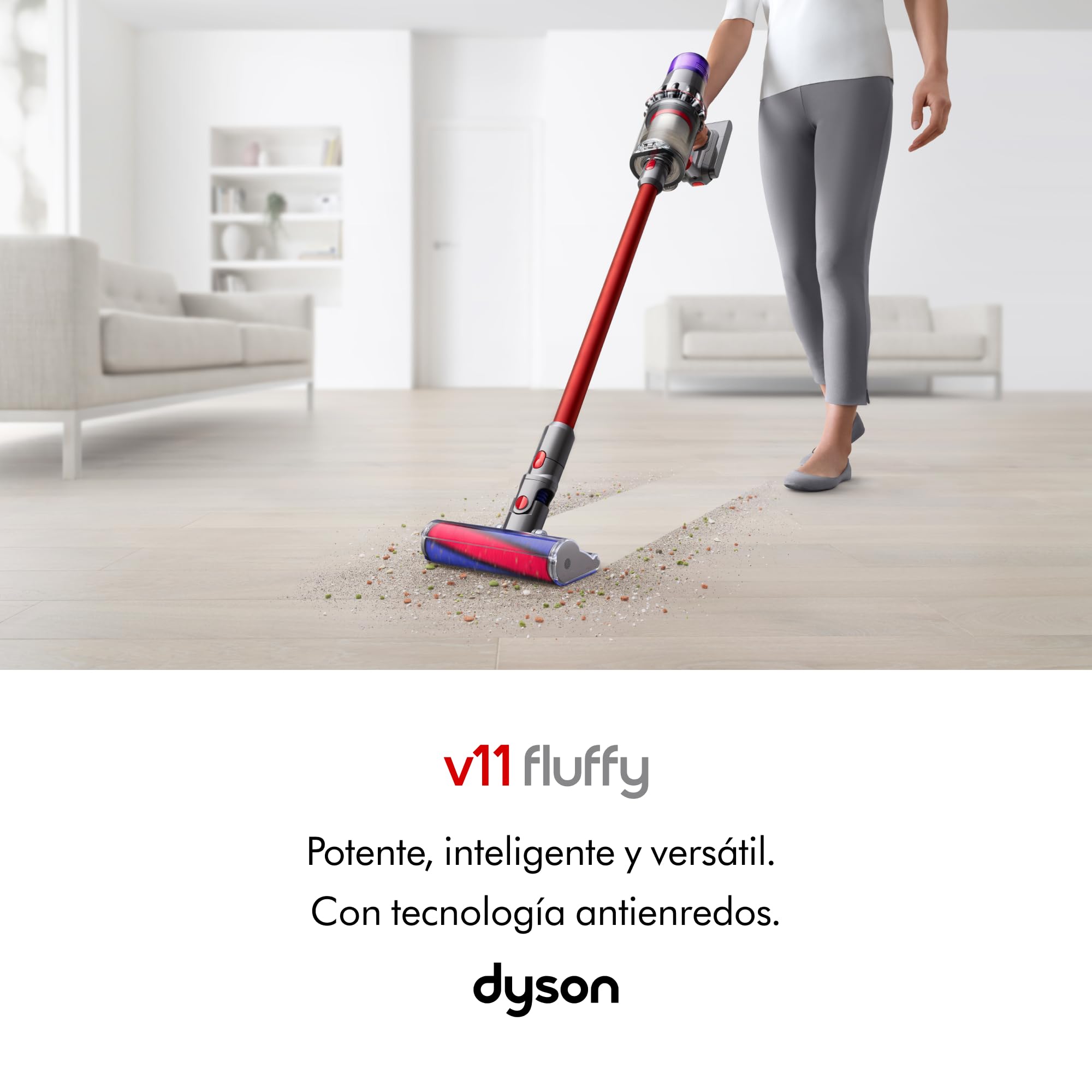 Dyson V11 Fluffy Multicolor Cordless Stick Vacuum Cleaner with