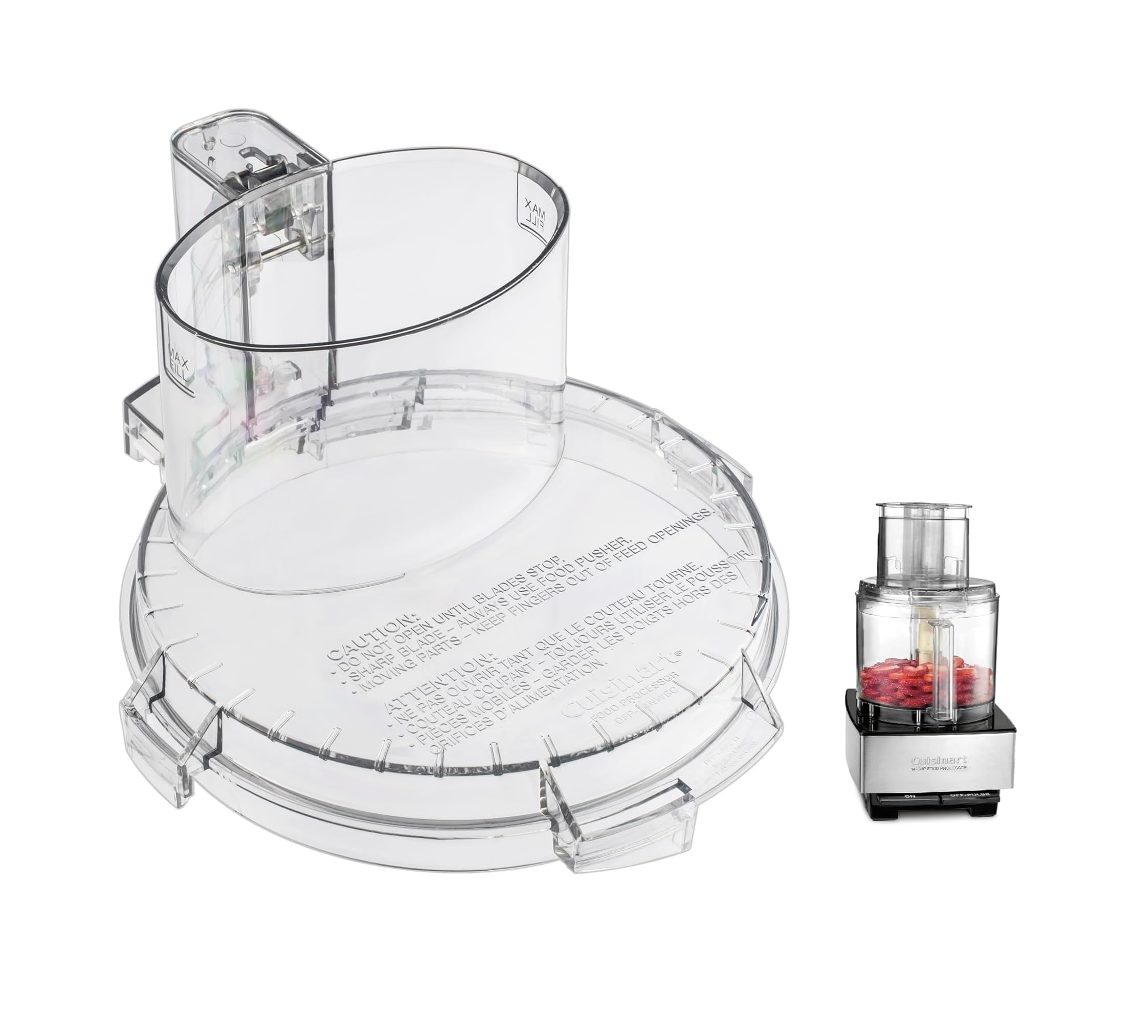 Amazon.com: Cuisinart DFP-14NWBCT1 Replacement Clear Food