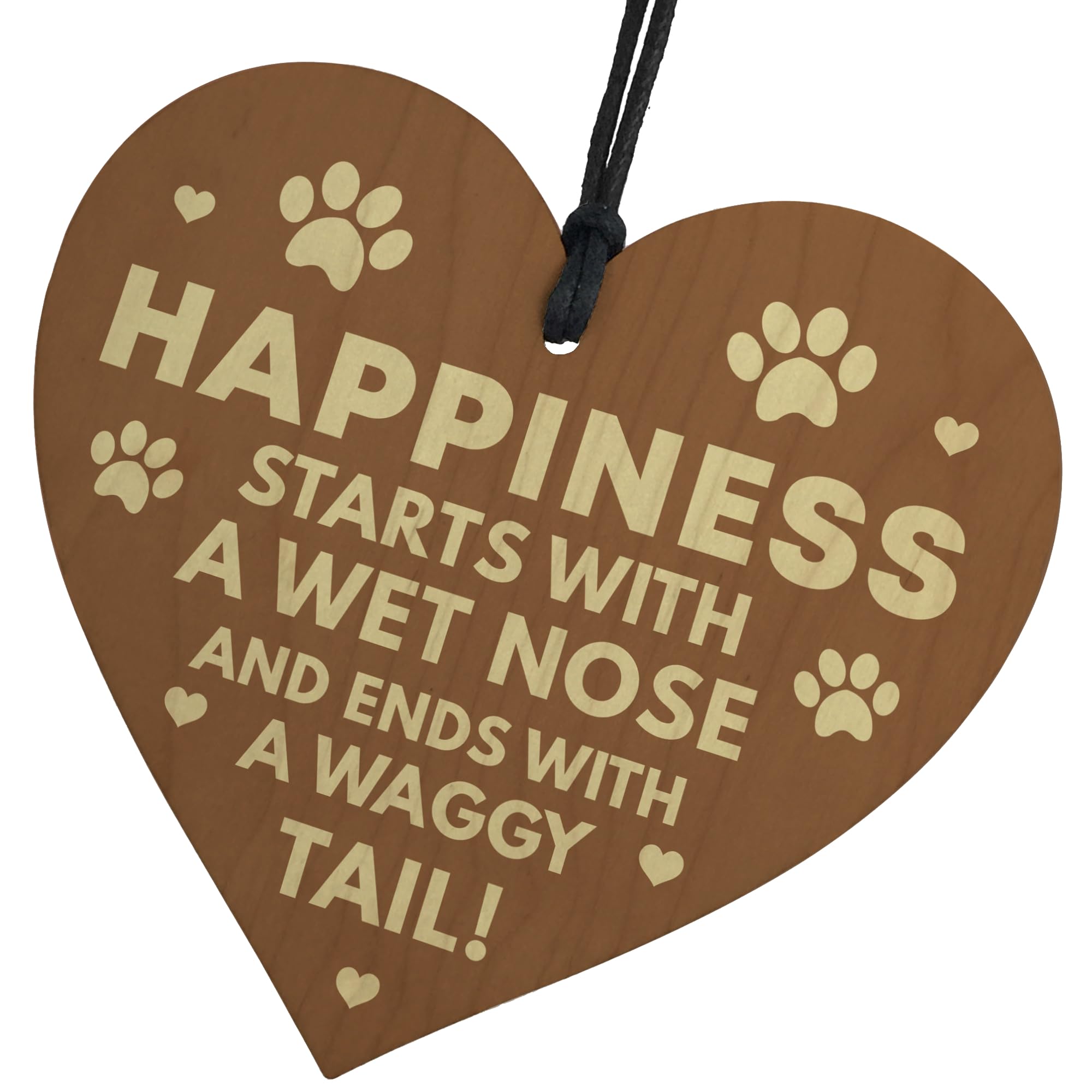 Red Ocean A Waggy Tail Dog Gift Dog Owner Wooden Plaque Dog Lover Sign Pet Gift Pet Sign Home Sign Home Decor