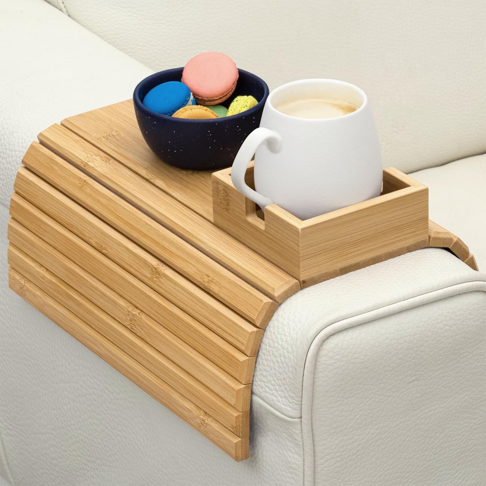 Tavolino Da Divano, Vassoio Da Divano, Posatazas Reposabrazos Sofa, Tabla Reposabrazos Sofa, Vassoio Appoggiabracci Antiscivolo Organizzatore, per Bevande, Cellulare, Telecomando, Snack