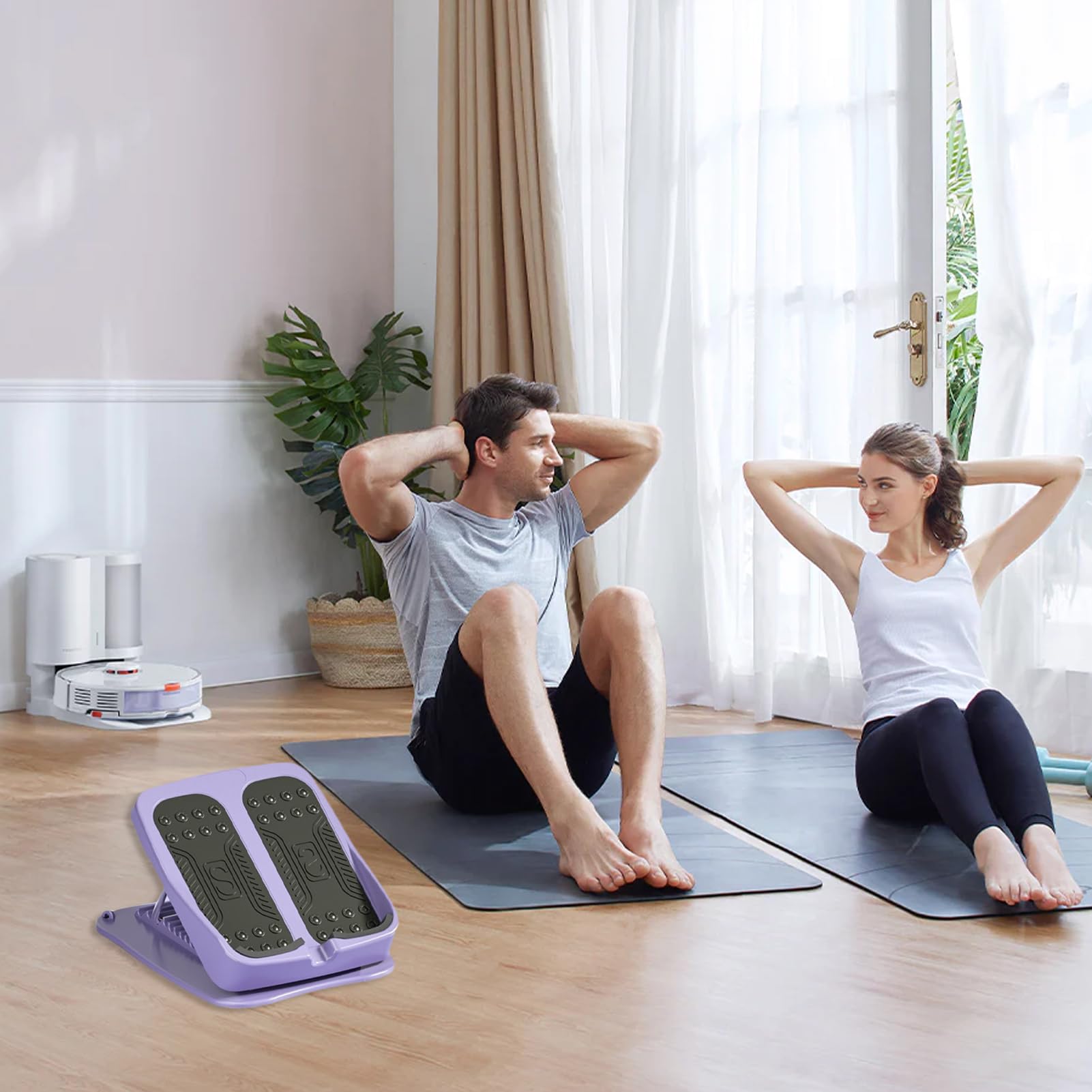 Pochylone nosze łydki - deska do ćwiczeń z regulowanym nachyleniem, składana platforma z antypoślizgową podstawą, narzędzie do fitnessu nóg zapewnia rozciąganie mirat
