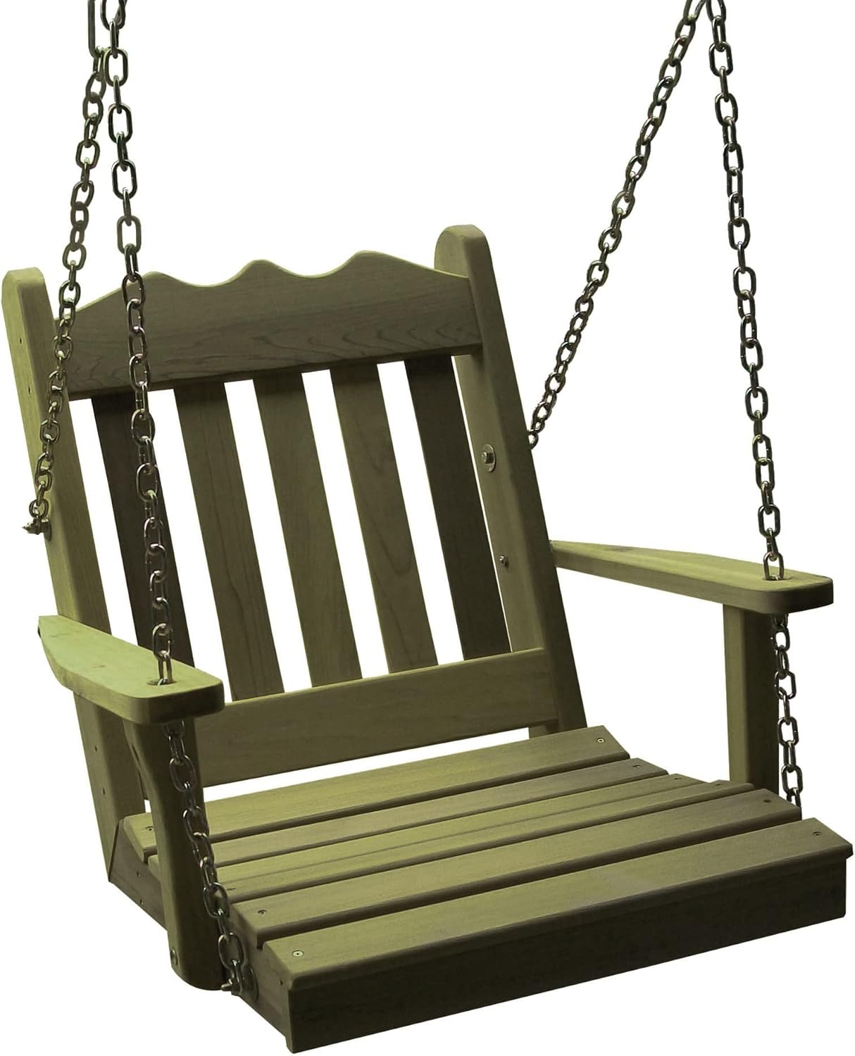 Furniture Barn USA- Chair Swing-2ft Royal English, Cedar Stain
