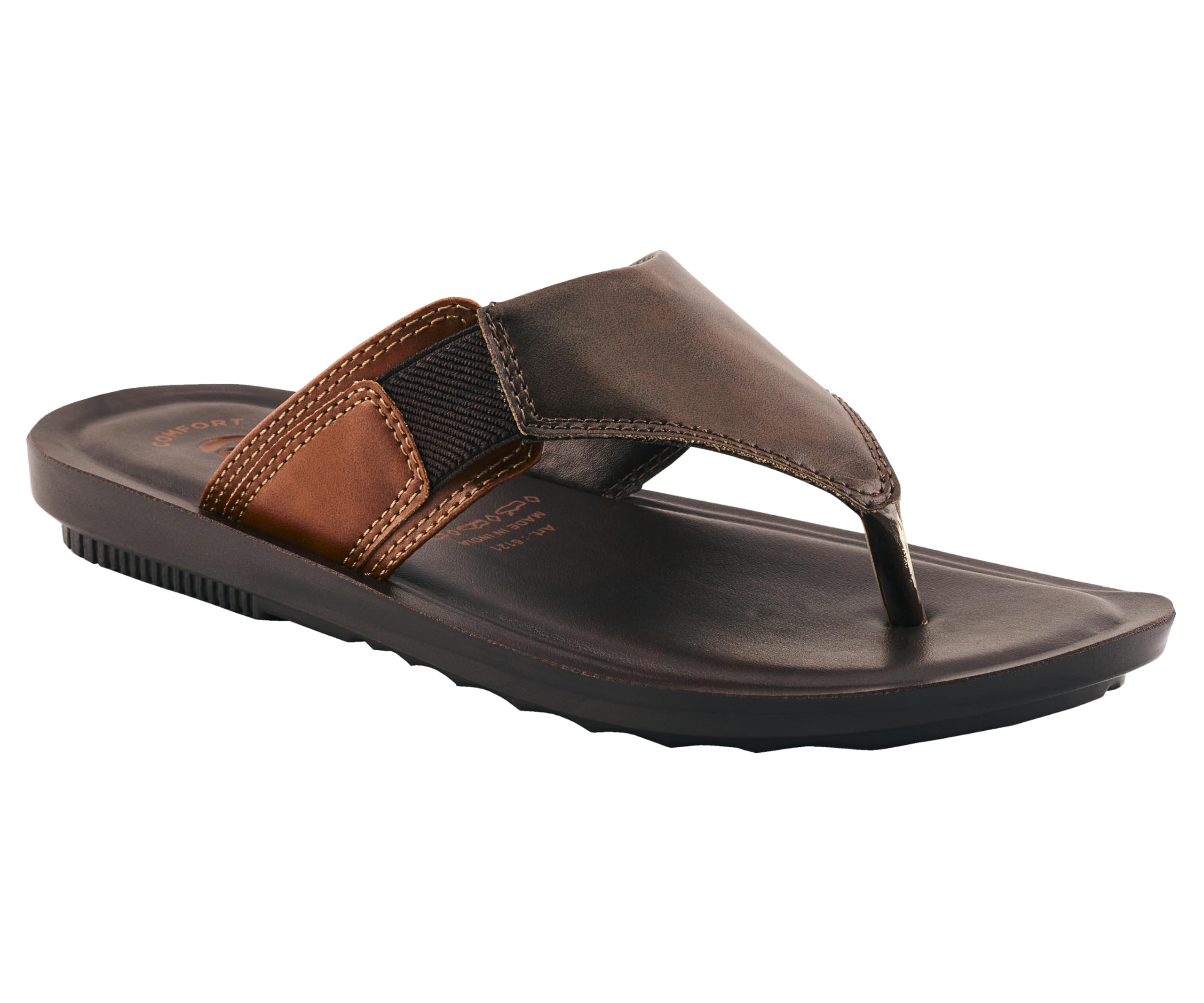 aeroblu Ultra Comfort Flat Slippers for Men| Stretchable Elastic Straps for Perfect Fit | Cushioned Footbed | Anti Skid & Lightweight Slip-On Flats for Indoor & Outdoor use-picture-23