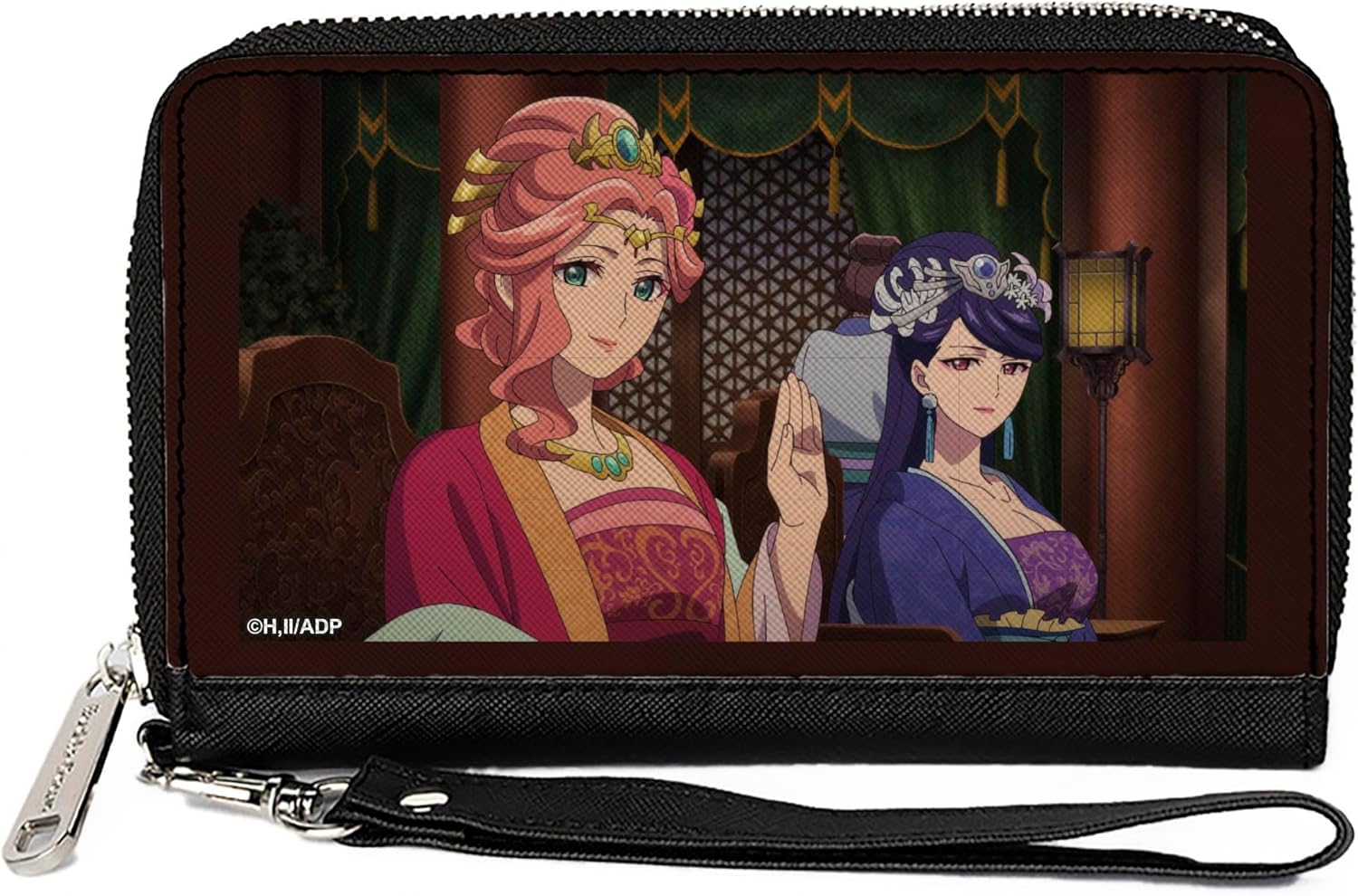 Buckle-Down The Apothecary Diaries Wallet, Zip Around, The Apothecary Diaries Gyokuyou and Lihua Scene, Vegan Leather