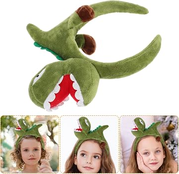 6 Stück Grüne Ohren-Stirnbänder – Niedliches Plüsch-Accessoire Für Halloween, Partys & Kostüme