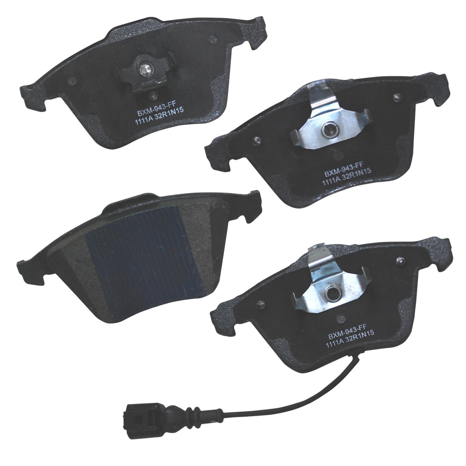 Bendix Premium SBM1111A Semi-Metallic Front Brake Pads for Volkswagen CC 2012-2009, Passat 2008-2006, Passat 2010, R32 2008
