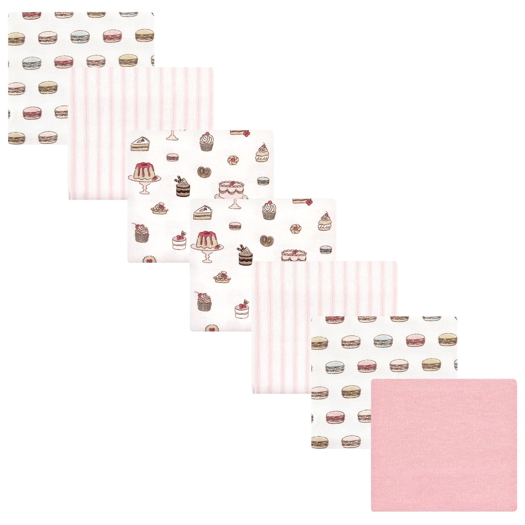Luvable Friends Little Treasure Flannel Receiving Blankets 7pk