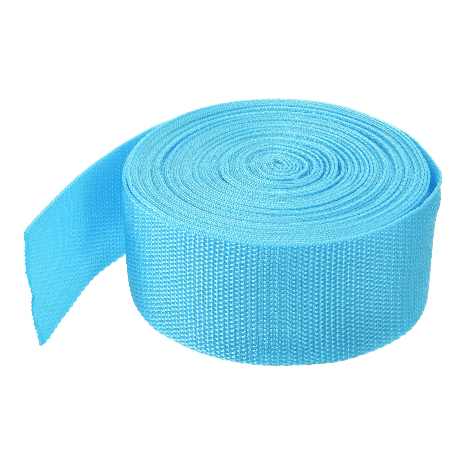 MECCANIXITY Lightweight Polypropylene Webbing Strap 2" 10 Yard Backpack Strapping Band Sky Blue for Outdoor Luggage Cargo Straps