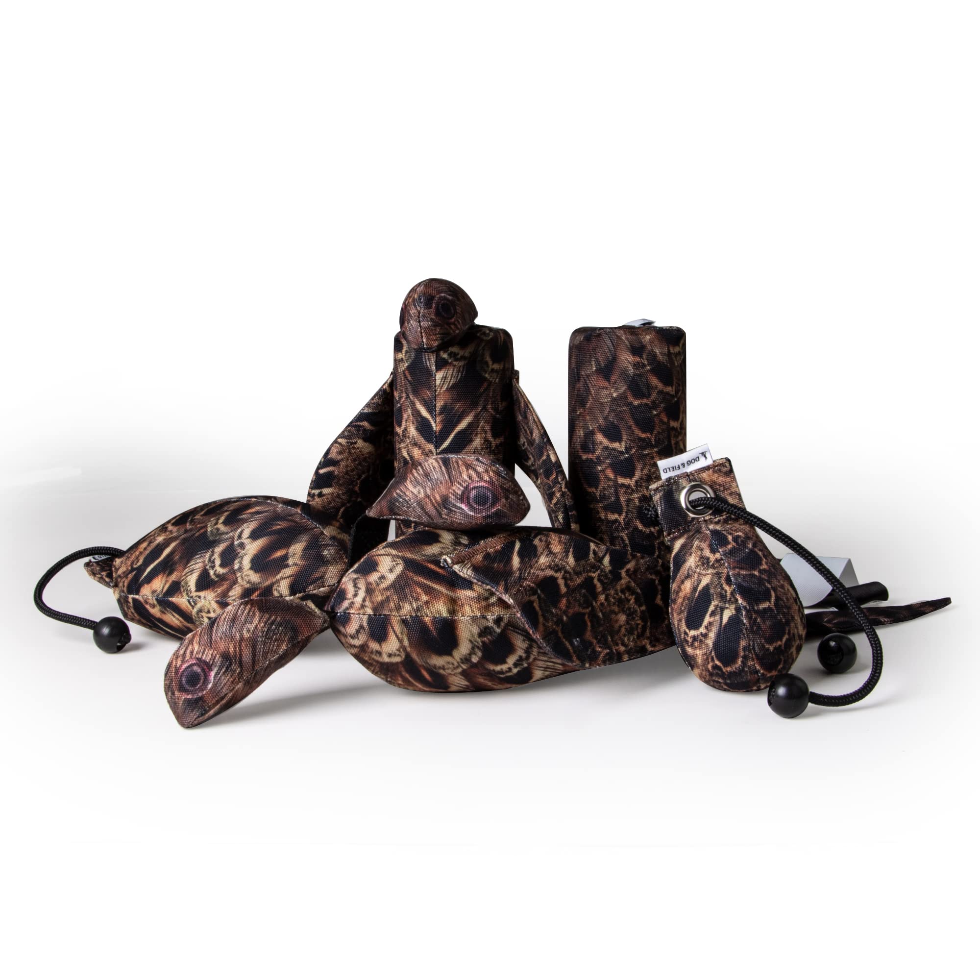 The Original Clone® Realistic Game Bird Dog Training Dummies - Canvas Dummy With HD Feather Print For Gundog & Puppy Training - Gundog Training Equipment (Hen Pheasant Dummy Bundle)