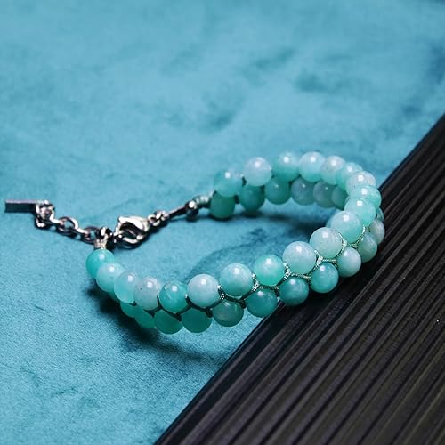 Miniatura 6 de HASKARE Pulsera de cristal real para mujer, regalo para el día de San Valentín para ella, pulseras hechas a mano de malaquita real, regalo para mamá