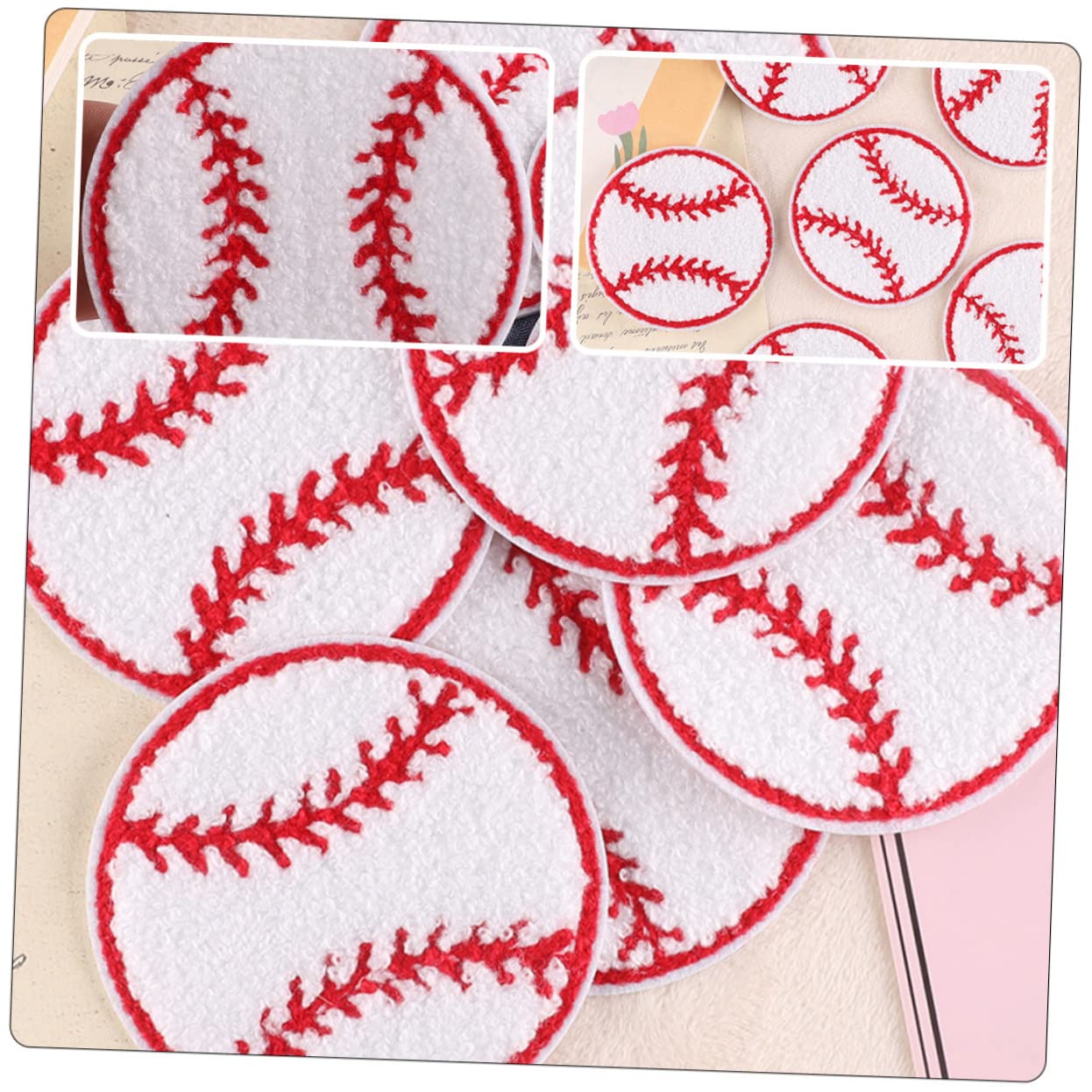 TEHAUX 40pezzi Toppe Decorative Termoadesive Per Abbigliamento Patches Resistente Per Cappelli Zaini e Per Decorazioni e Riparazioni Di Tessuti