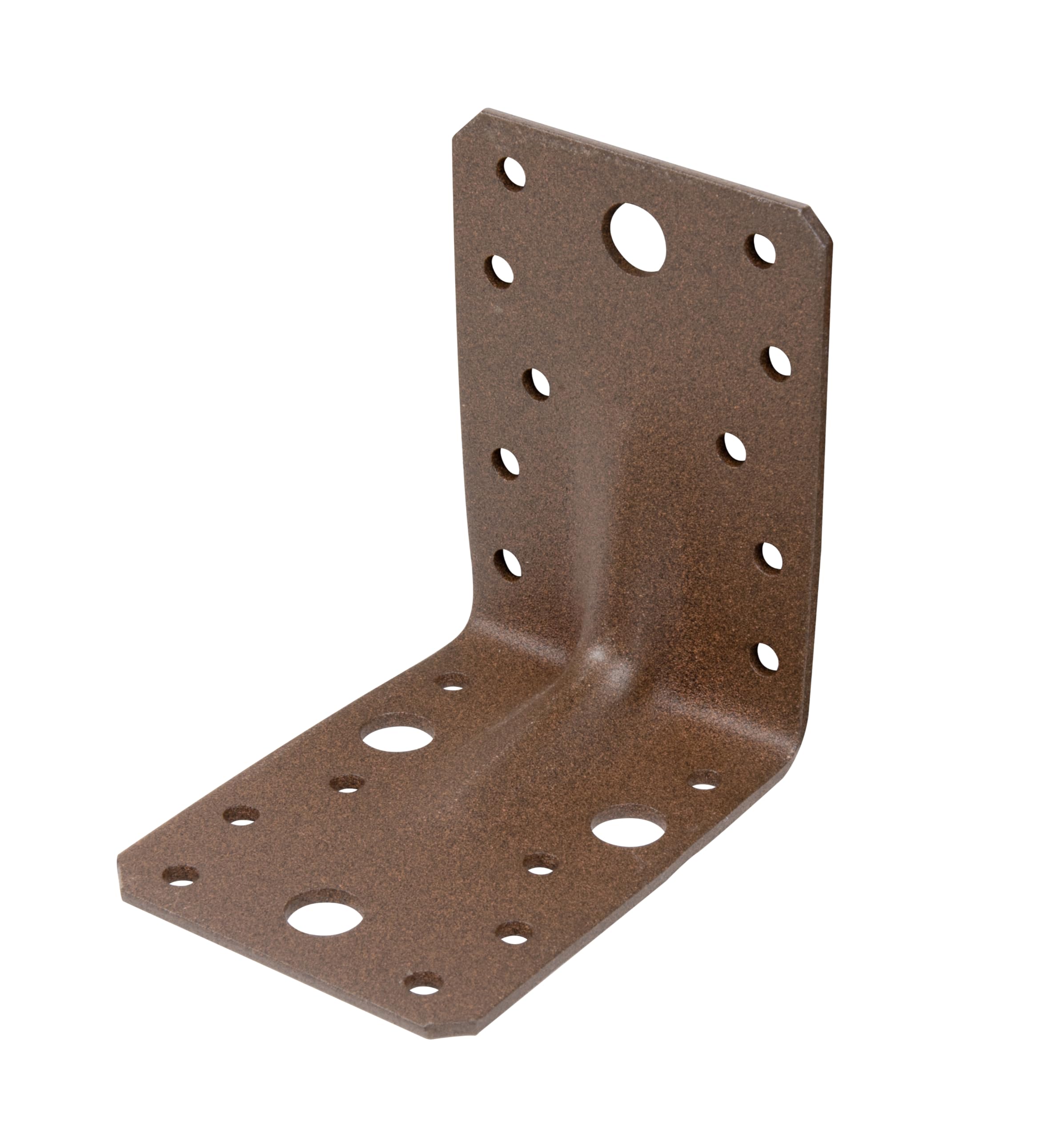 Alberts 823085 DURAVIS® Schwerlast-Winkelverbinder mit Sicke | schwarzdiamant duplexbeschichtet | Größe 90 x 90 x 65 mm | 25er Set