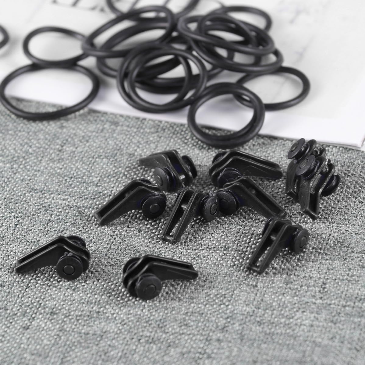 yupeuooe Porte-Hameçon pour Canne à Pêche | Lot de 5 Fixateurs Souples pour Leurres de Pêche,Accessoires Polyvalents Haute Élasticité pour Eau Douce et Salée yupeuooe Porte-Hameçon pour Canne à Pêche | Lot de 5 Fixateurs Souples pour Leurres de Pêche,Accessoires Polyvalents Haute Élasticité pour Eau Douce et Salée