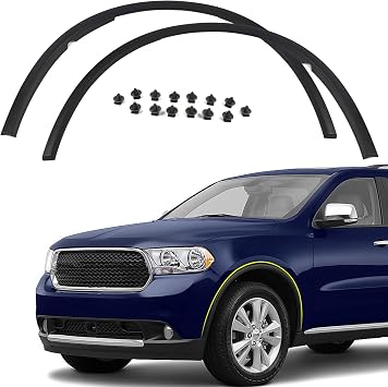 FIONE Front Wheel Arch Fender Cover Trim Moulding Molding Compatible with Dodge Durango 2011-2018 left and right