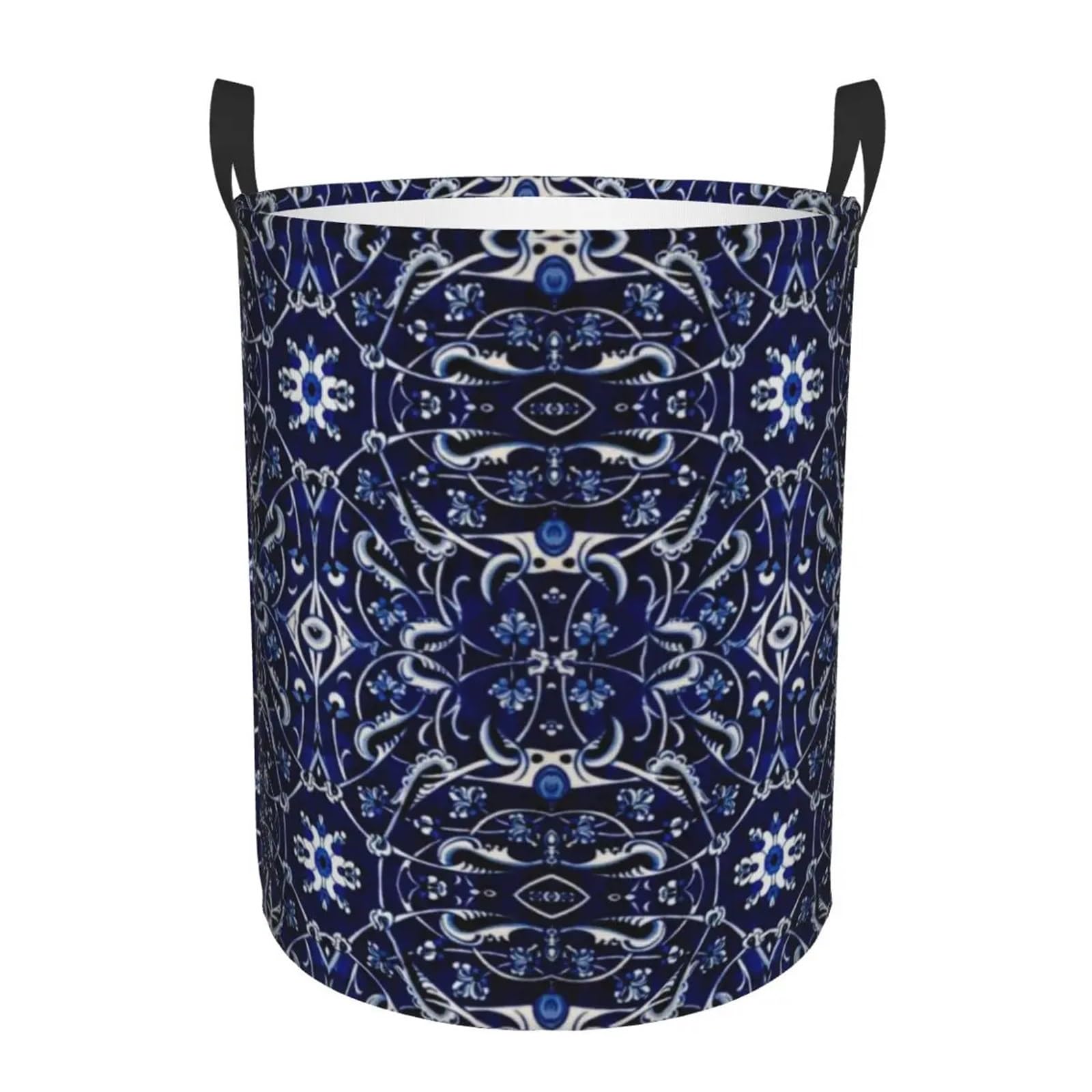 Fabric laundry hamper Vintage Laundry Hamper Large Storage Basket for Family(Color17,50x40 cm)