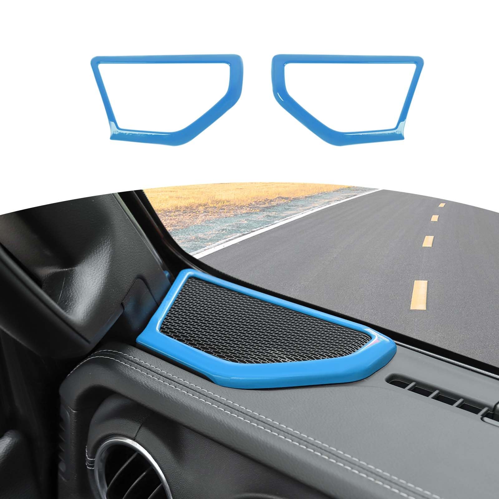 Voodonala For Jeep Wrangler JL 2024 Center Console Dash Panel Cover