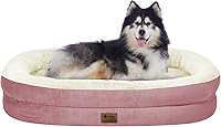 Vista 39 de Cama ortopédica impermeable para perros grandes: cama lavable de espuma viscoelástica con refuerzos - Funda ortopédica extraíble XXL para mascotas