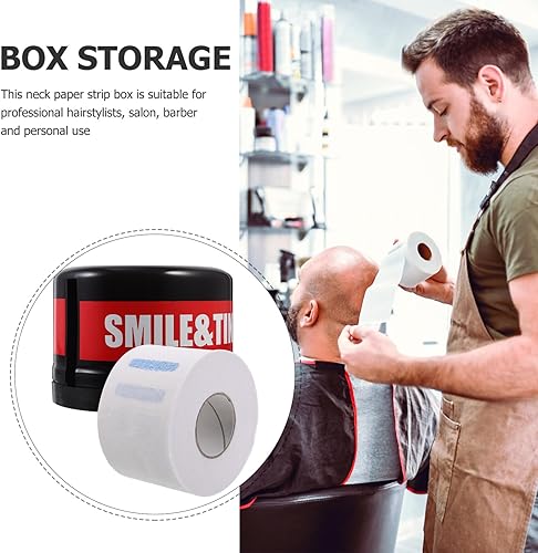 Miniatura 4 de SOLUSTRE 1 juego de tiras de cuello de peluquería desechables para peluquería cinta de peluquería peluquería envoltura elástica accesorios de
