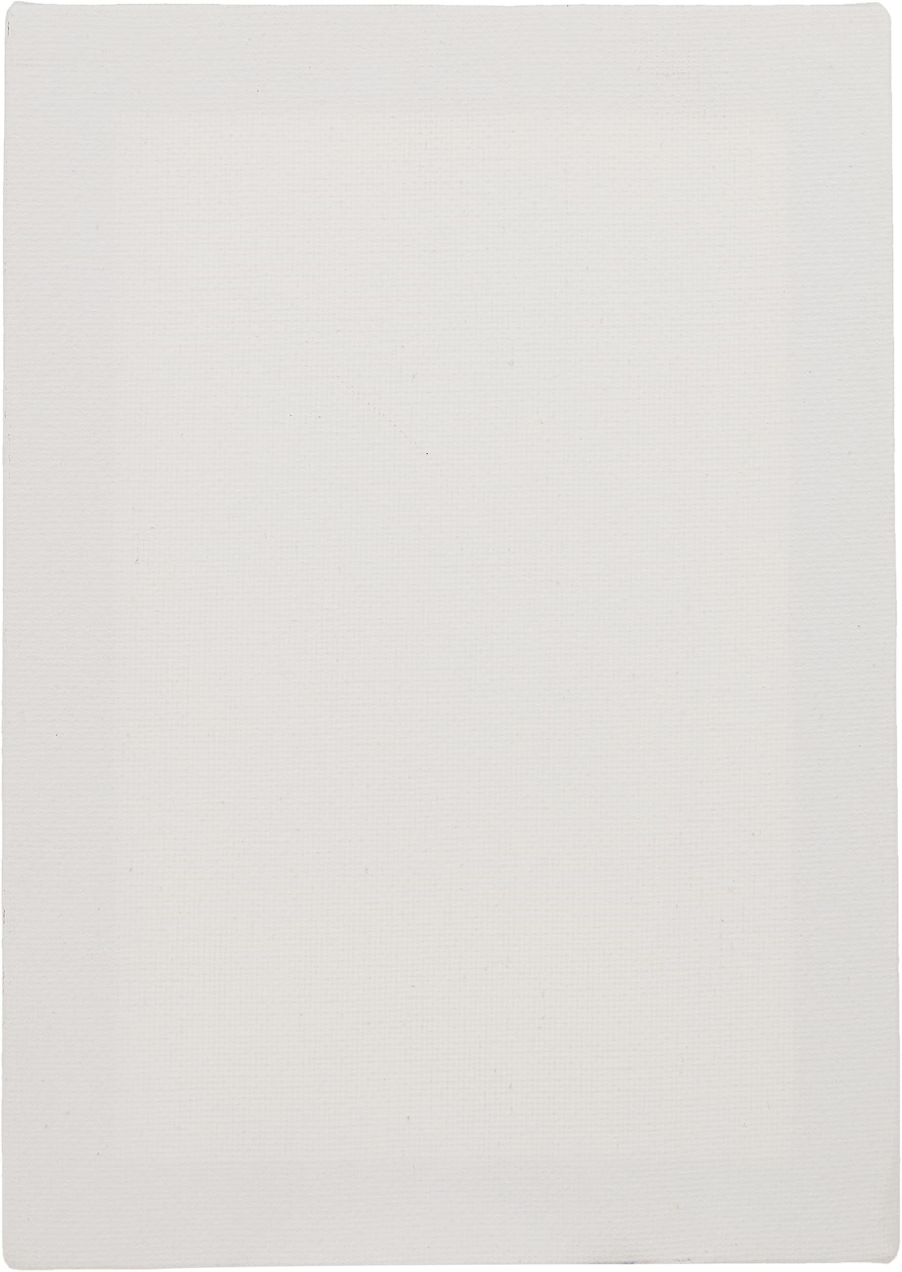 Panart Cotton Stretched Canvas, 14.8 cm x 21 cm Size, White